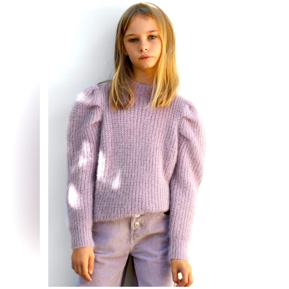 Zara Kids Puff Sleeves Sweater
